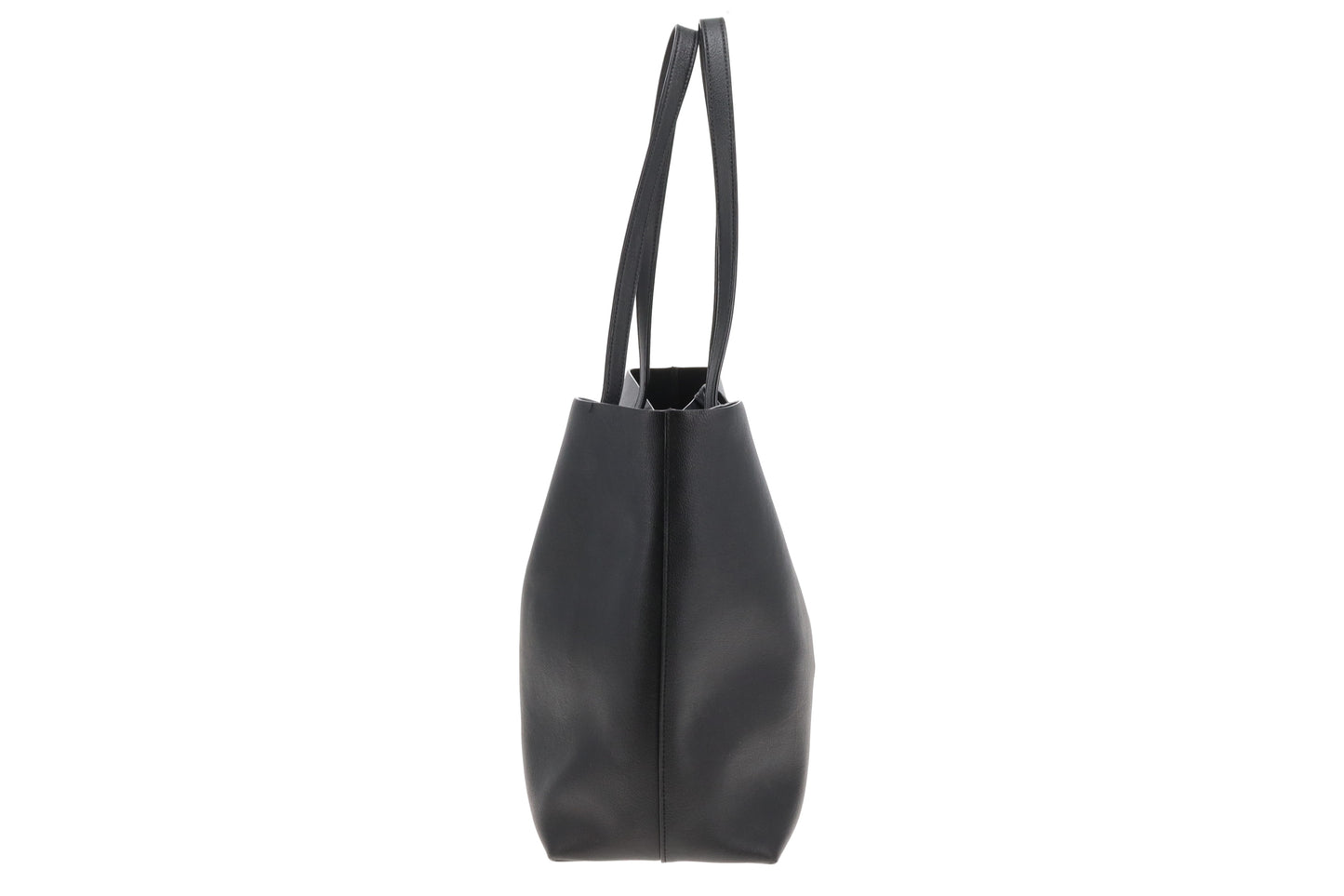 Saint Laurent East West Shopping Tote Black Leather 2021