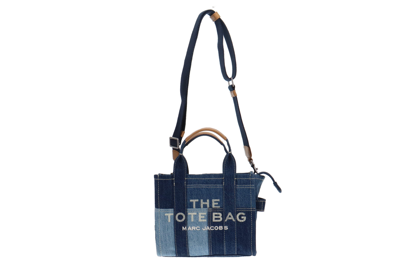 Marc Jacobs The Tote Bag Small Denim Patchwork