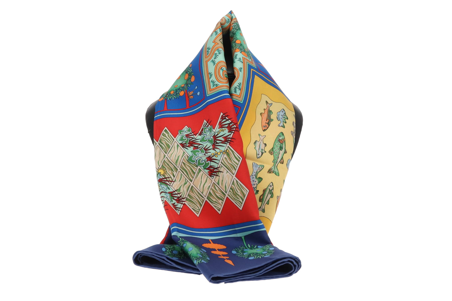 Hermes 100% Silk Paridaiza 90cm Scarf