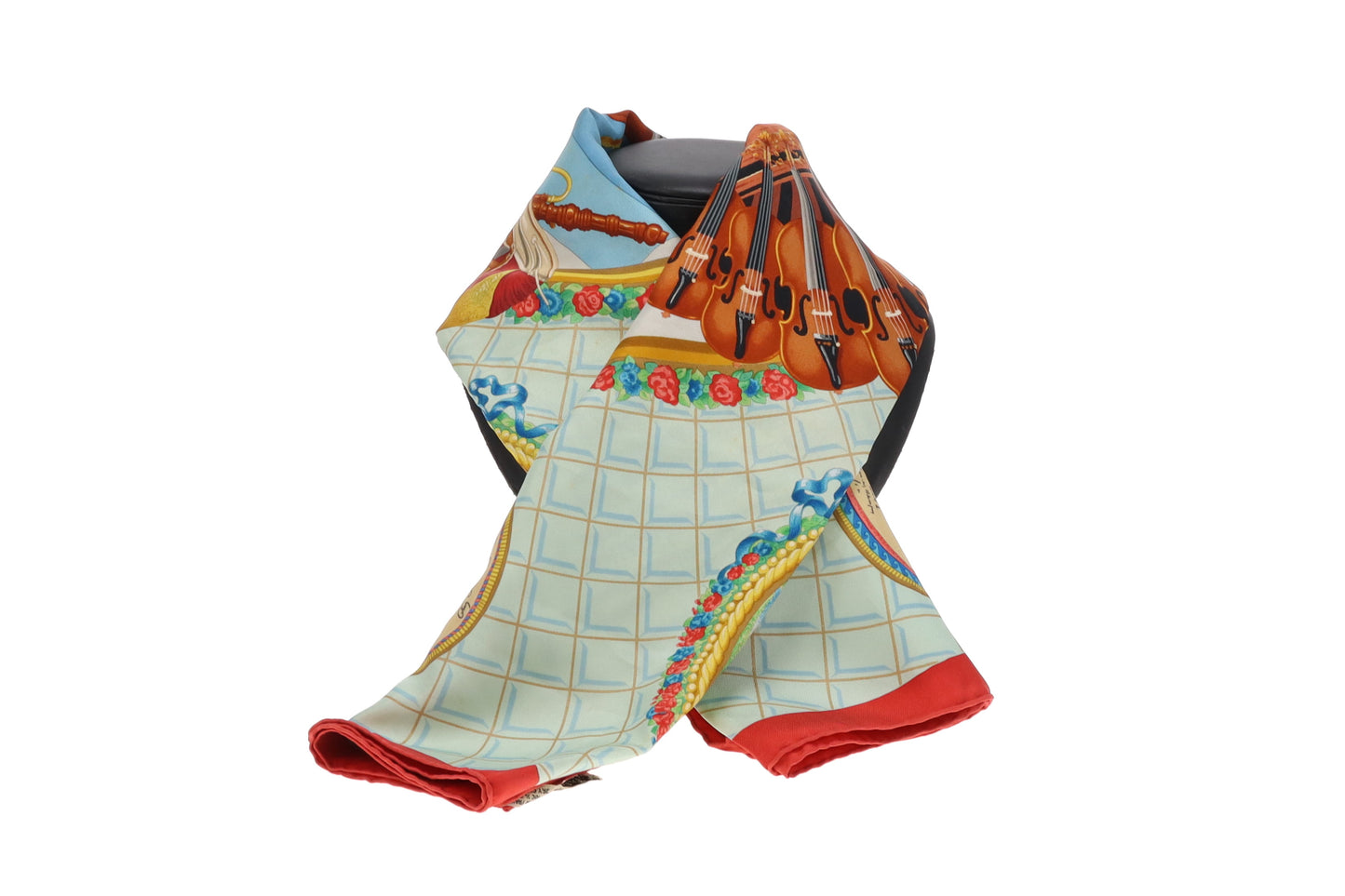 Hermes 100% Silk Wolfgang Amadeus Mozart 90cm Scarf