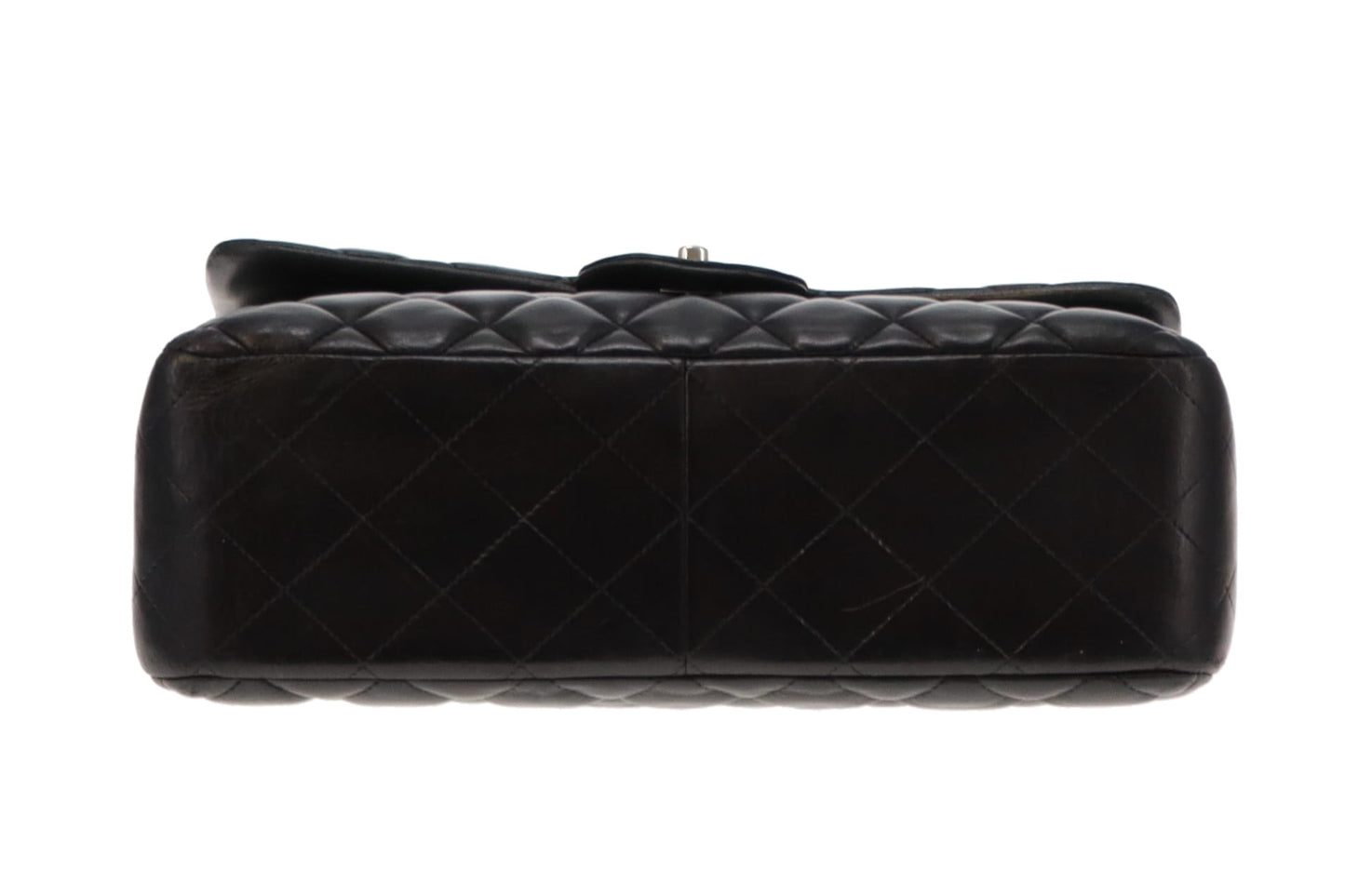 Chanel Classic Jumbo Double Flap Black Lambskin SH 2012