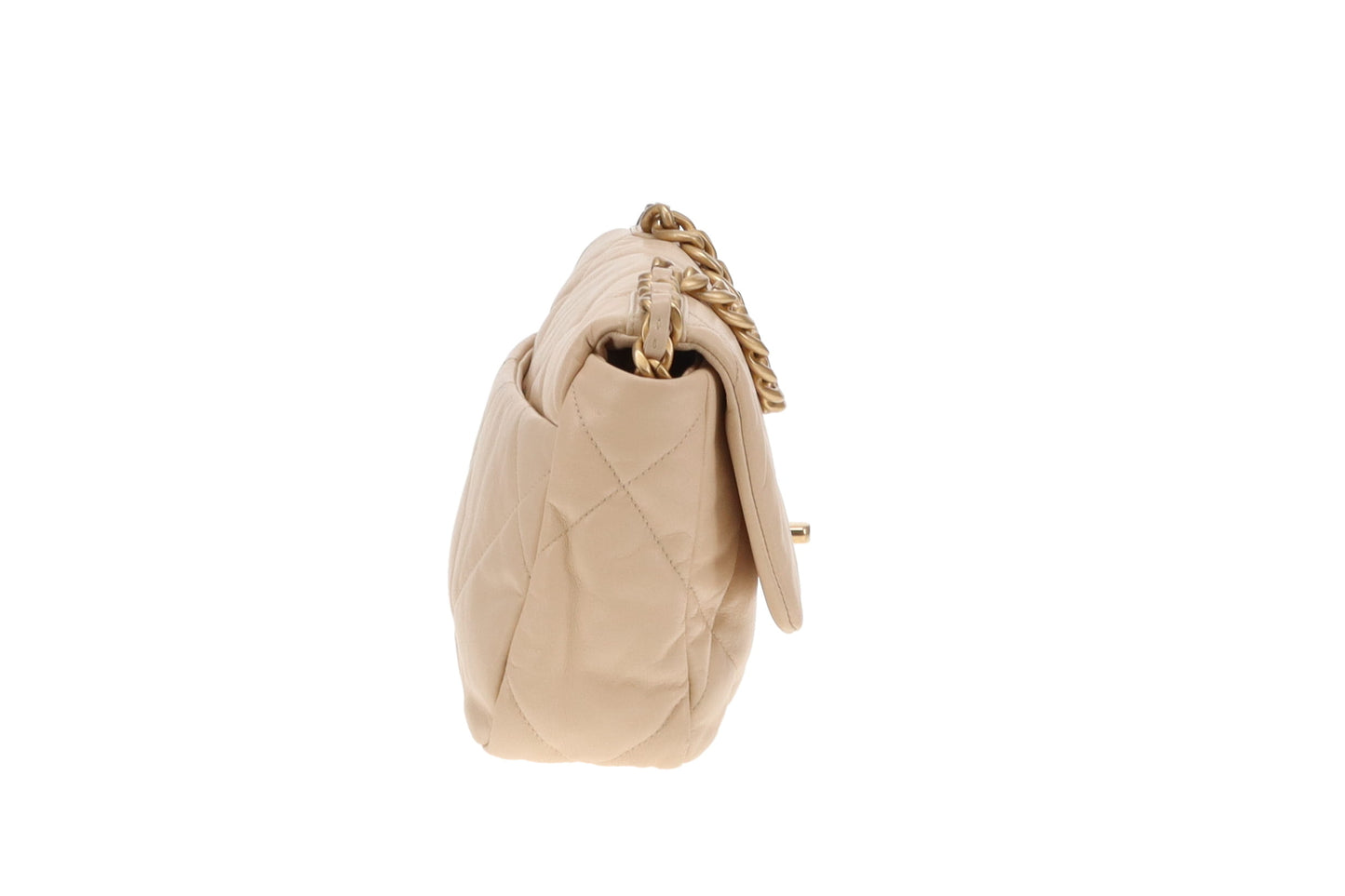Chanel Beige Small 19 Flap Bag 2020
