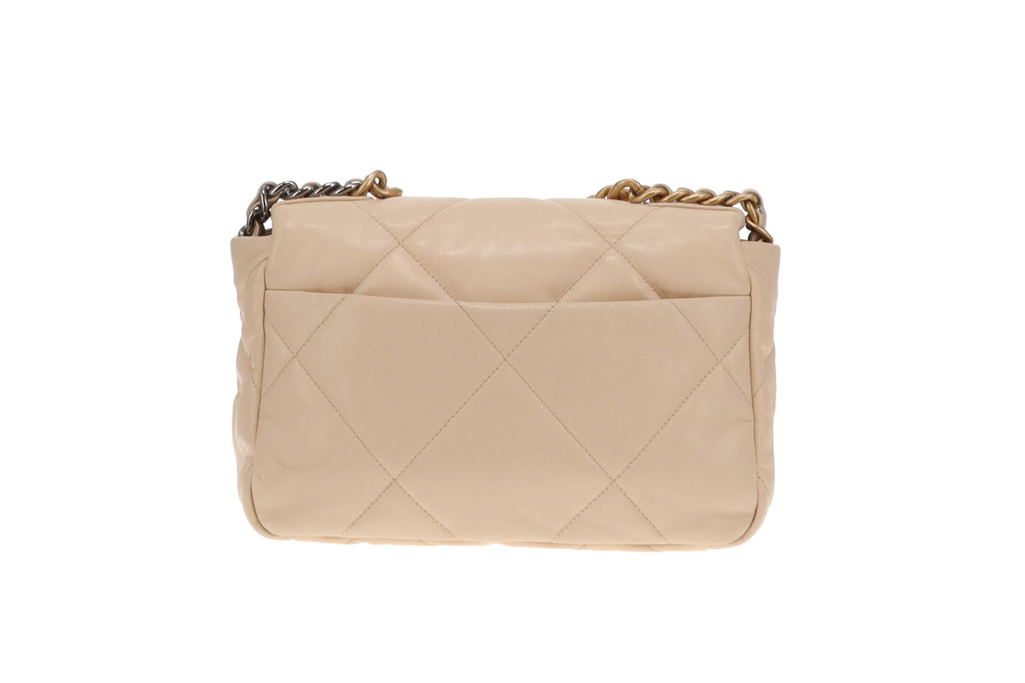 Chanel Beige Small 19 Flap Bag 2020