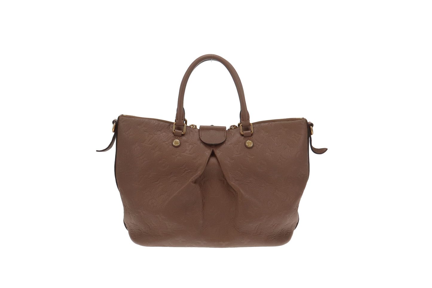 Louis Vuitton Taupe Monogram Empreinte Mazarine MM Bag
