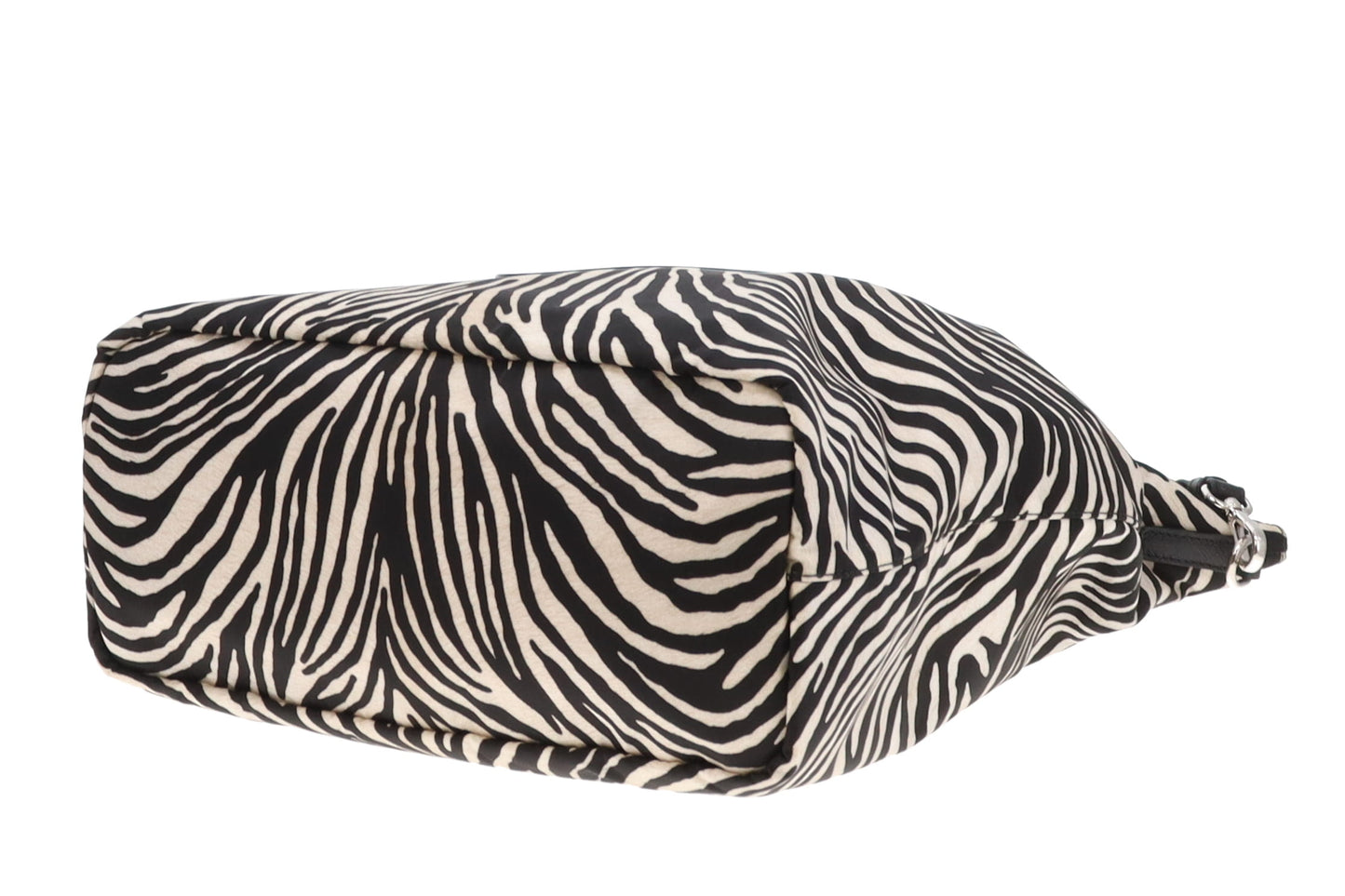 Prada Nylon Tote with Strap Zebra Print