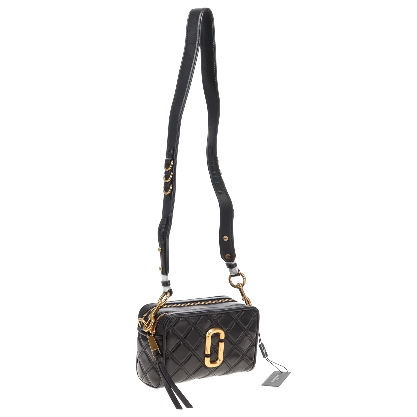 Marc Jacobs Quilted SoftShot Black GHW
