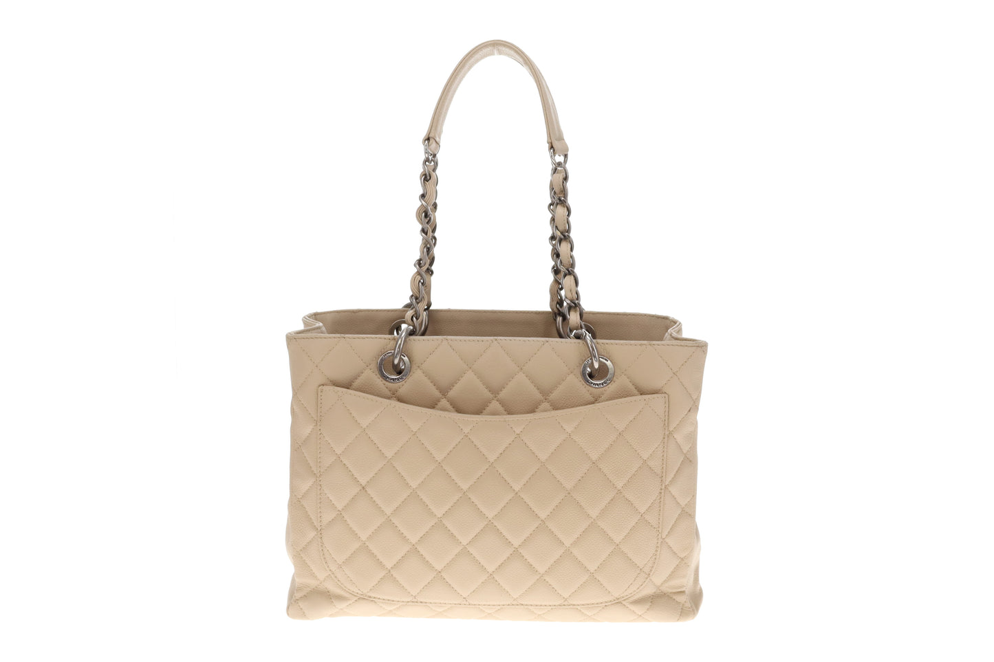 Chanel GST Light Beige New Model With Ruthenium Hardware 2009