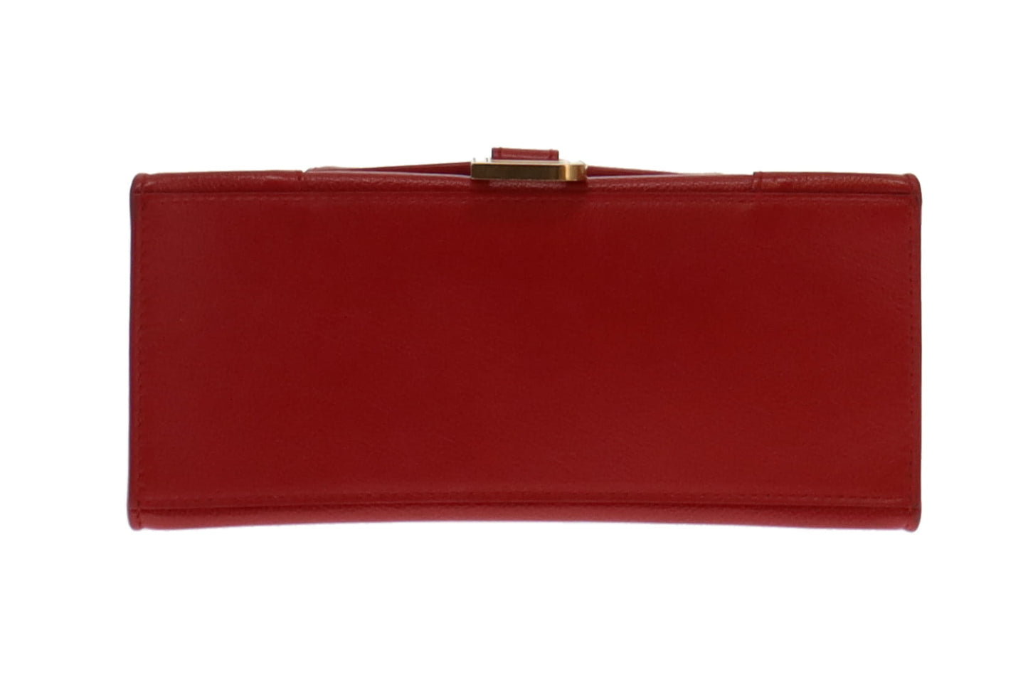 Balenciaga Red Grained Leather Small Hourglass Handbag