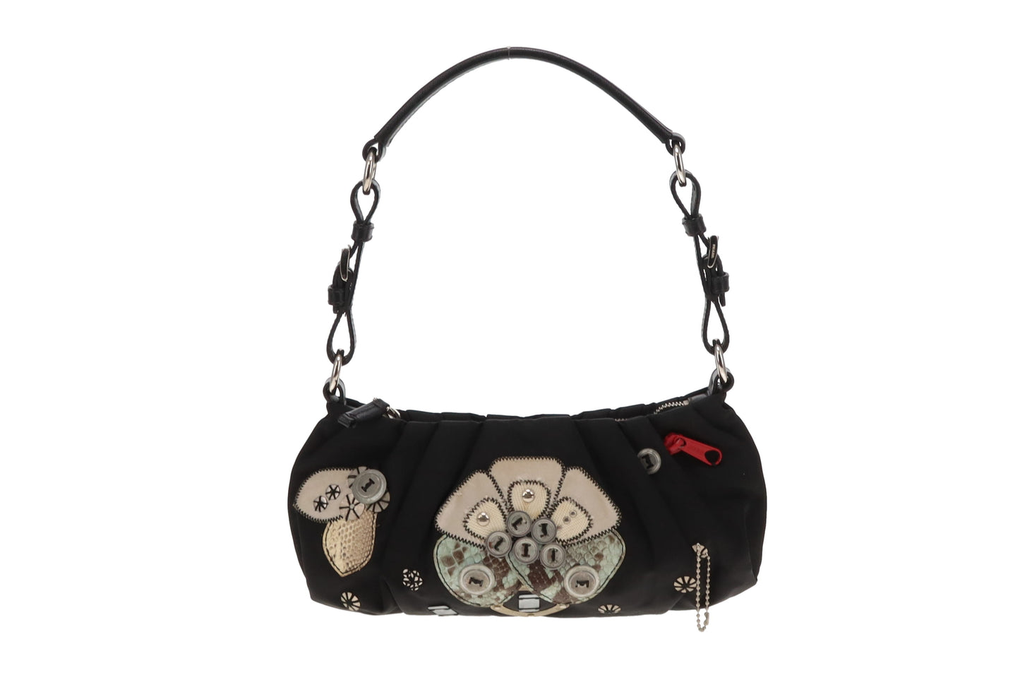 Prada Nylon Patchwork Shoulder Bag Vintage