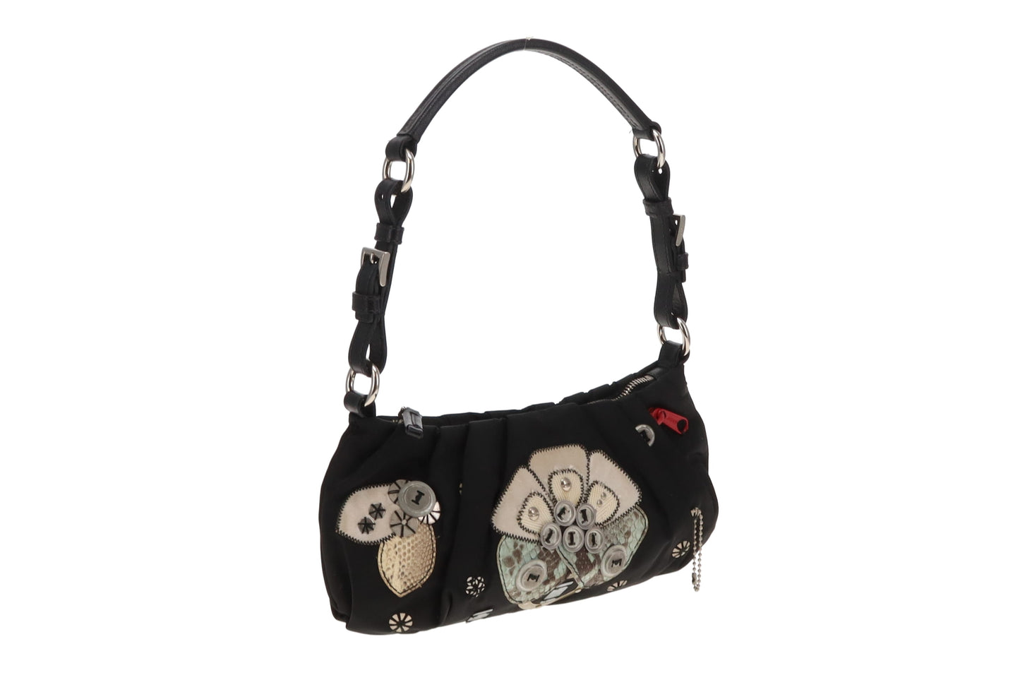 Prada Nylon Patchwork Shoulder Bag Vintage