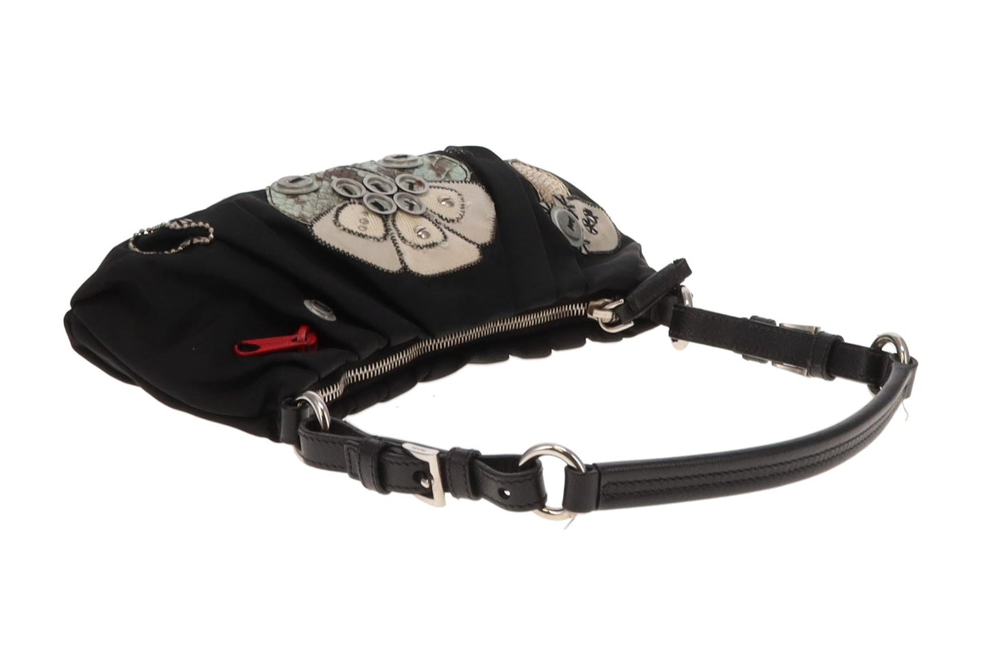 Prada Nylon Patchwork Shoulder Bag Vintage