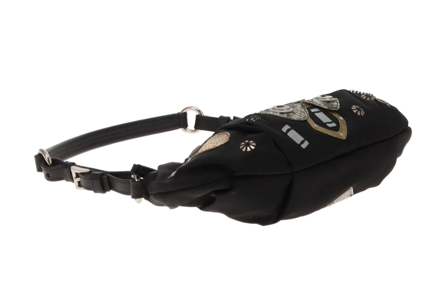 Prada Nylon Patchwork Shoulder Bag Vintage