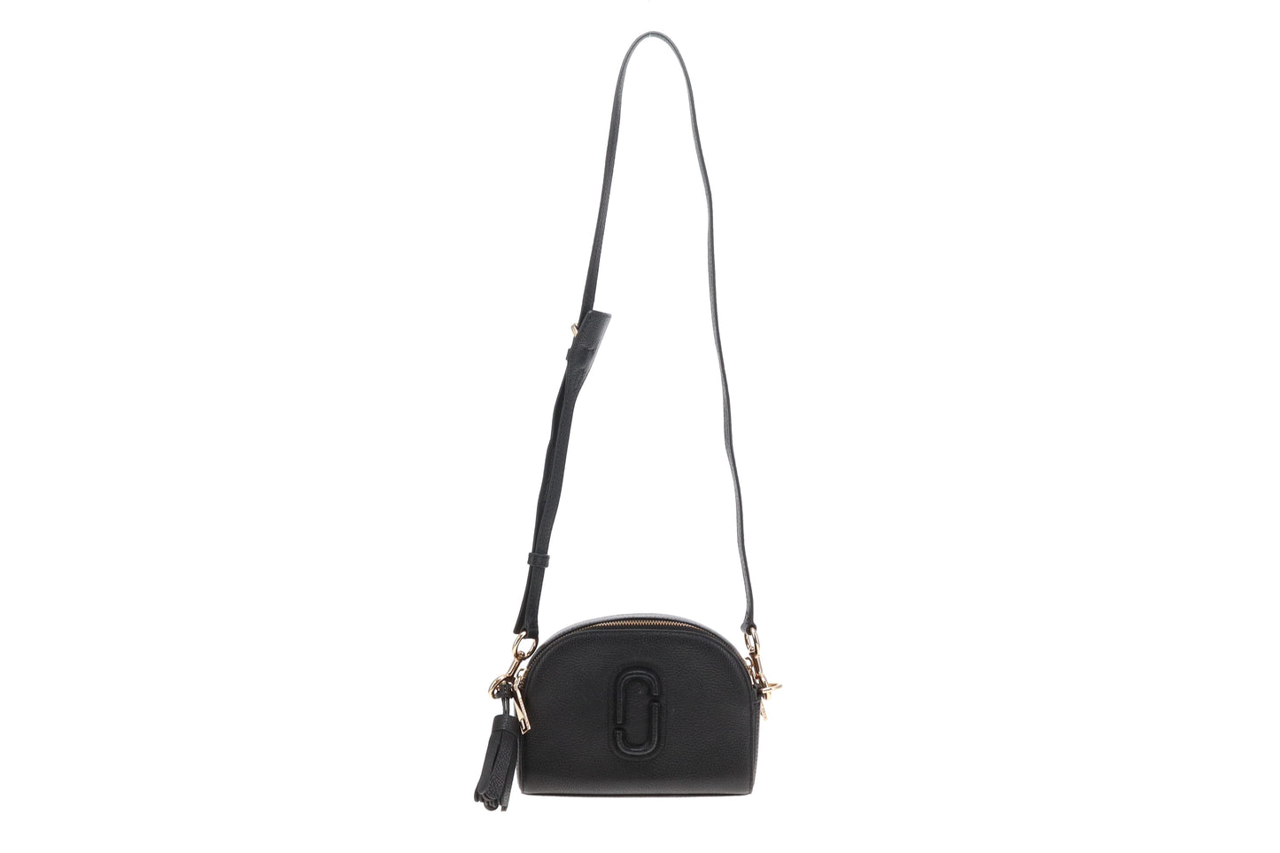 Marc Jacobs Shutter Crossbody Black Leather