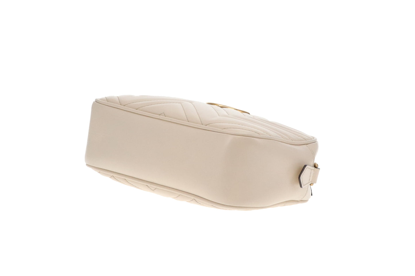 Gucci Marmont Small Camera Bag White Chevron