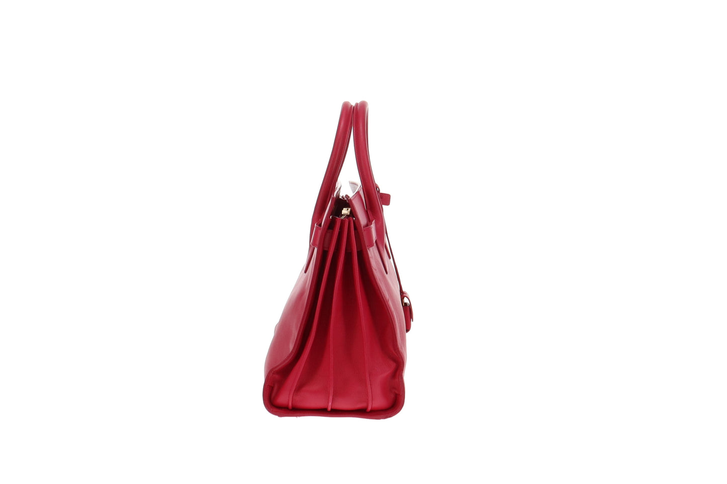 Saint Laurent Hot Pink Smooth Leather Sac De Jour