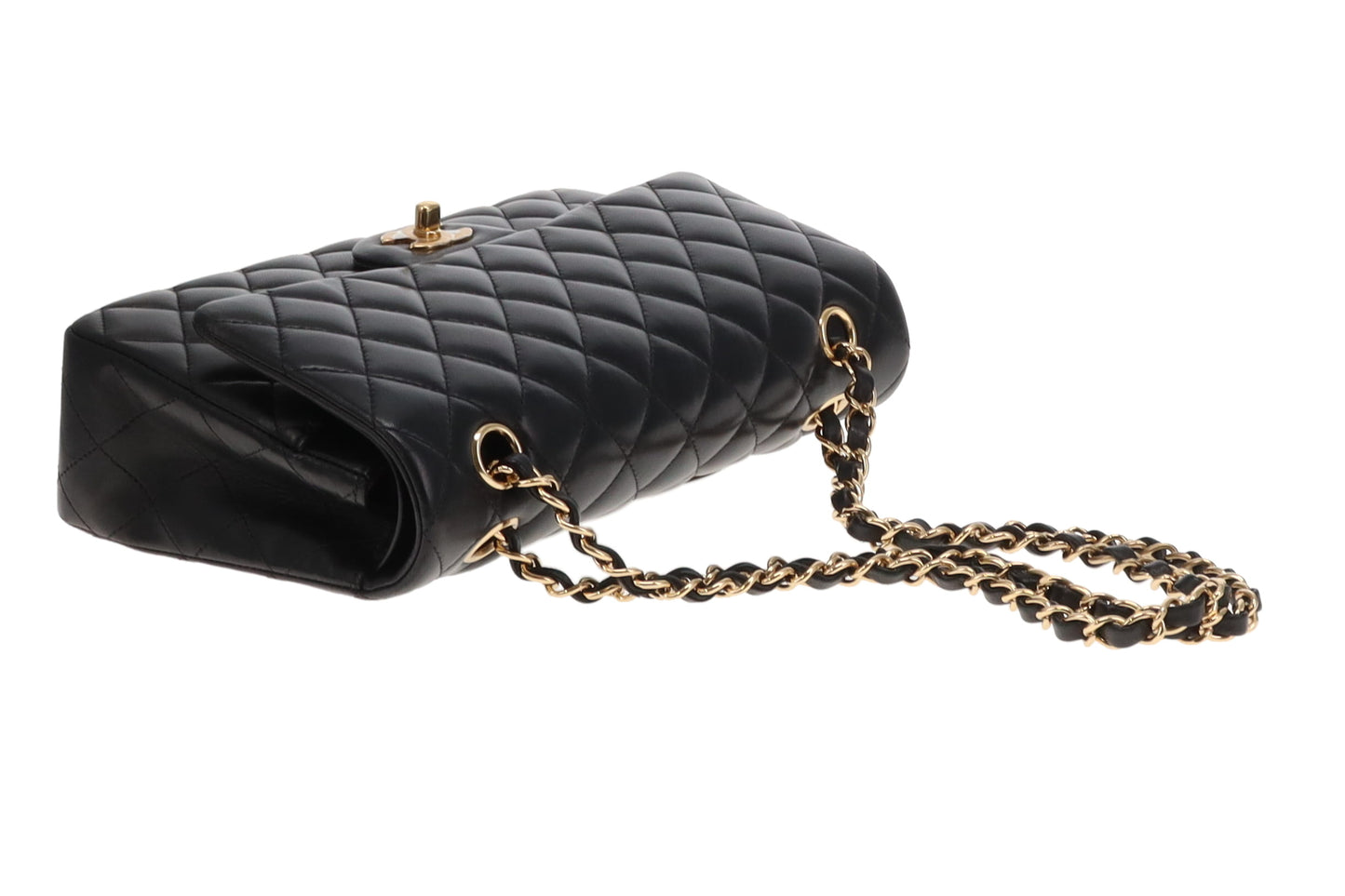 Chanel Classic Double Flap Bag Medium Black Lambskin GHW 2015/16