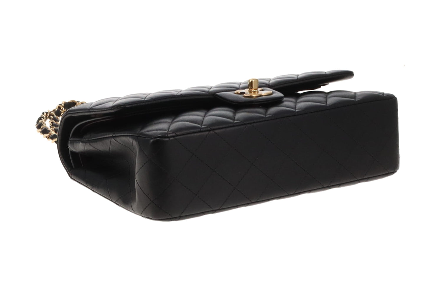 Chanel Classic Double Flap Bag Medium Black Lambskin GHW 2015/16