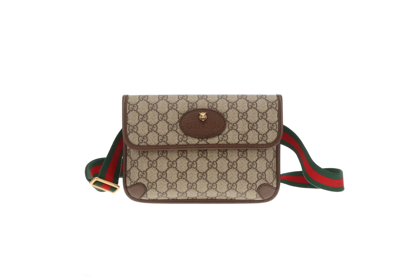 Gucci Neo Waist Bag GG Supreme and Web Detail
