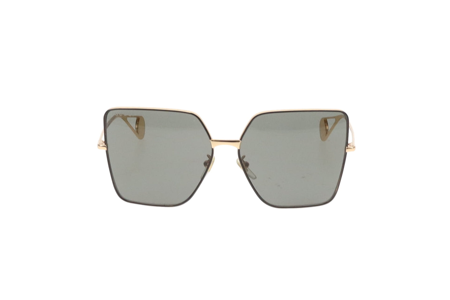 Gucci GG0436S Sunglasses Gold Square Lens