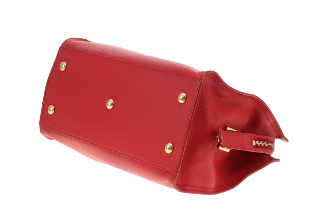 Saint Laurent Y Cabas Rouge
