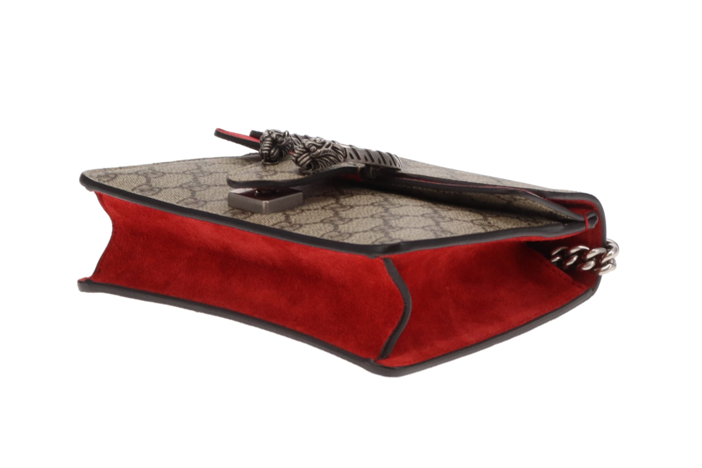 Gucci Dionysus Small Shoulder Bag GG Supreme and Red