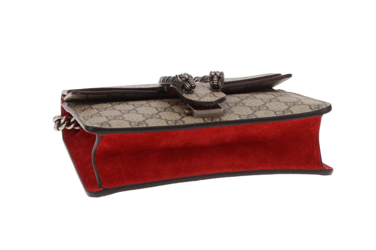 Gucci Dionysus Small Shoulder Bag GG Supreme and Red