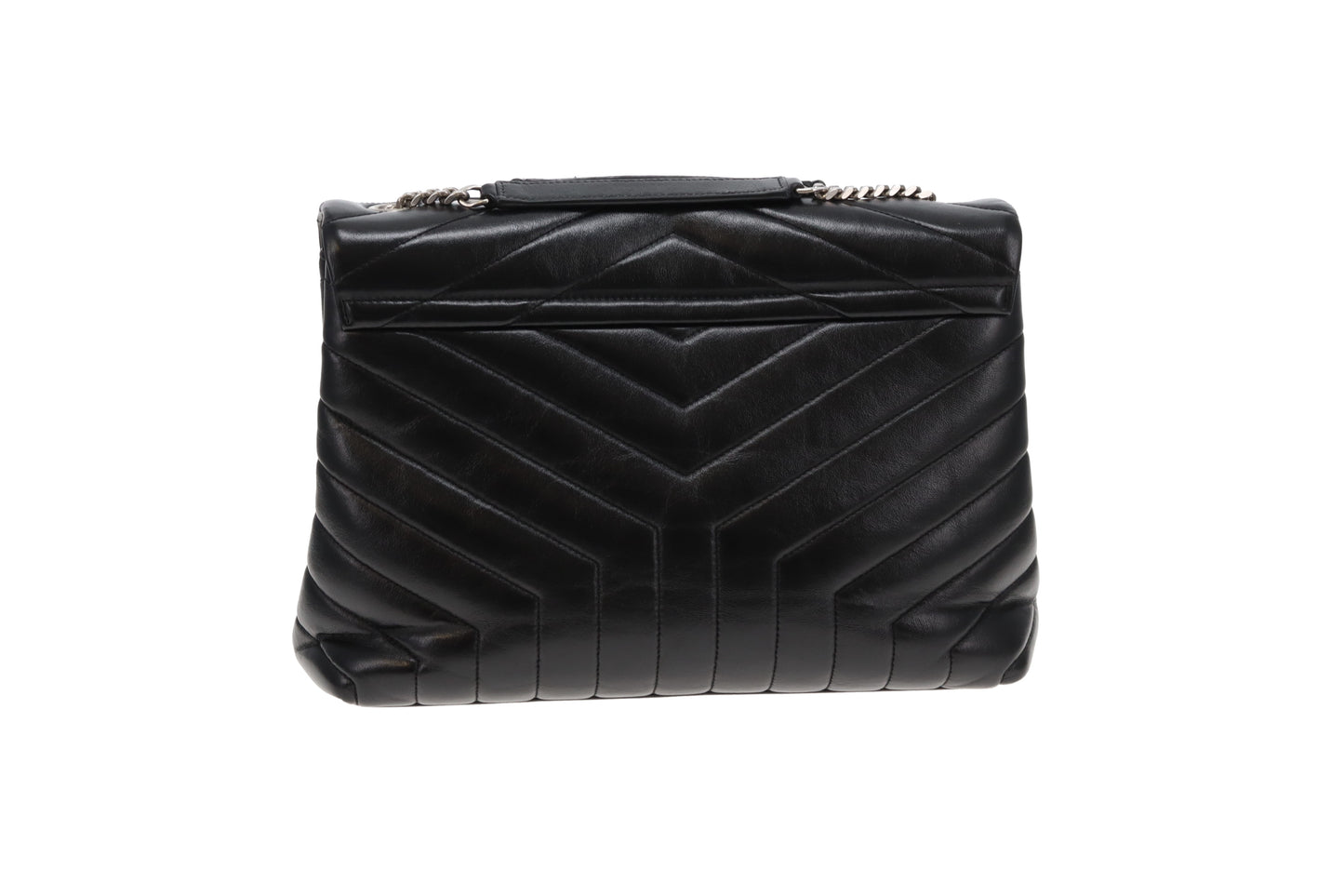 Saint Laurent Loulou Medium Black Leather SHW 2017