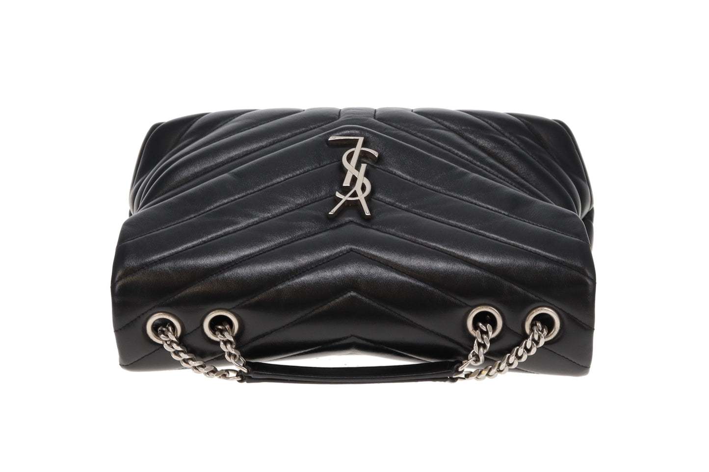 Saint Laurent Loulou Medium Black Leather SHW 2017
