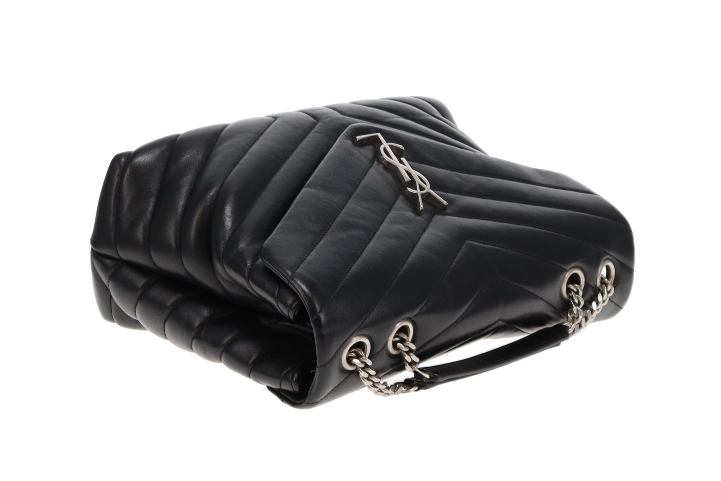 Saint Laurent Loulou Medium Black Leather SHW 2017