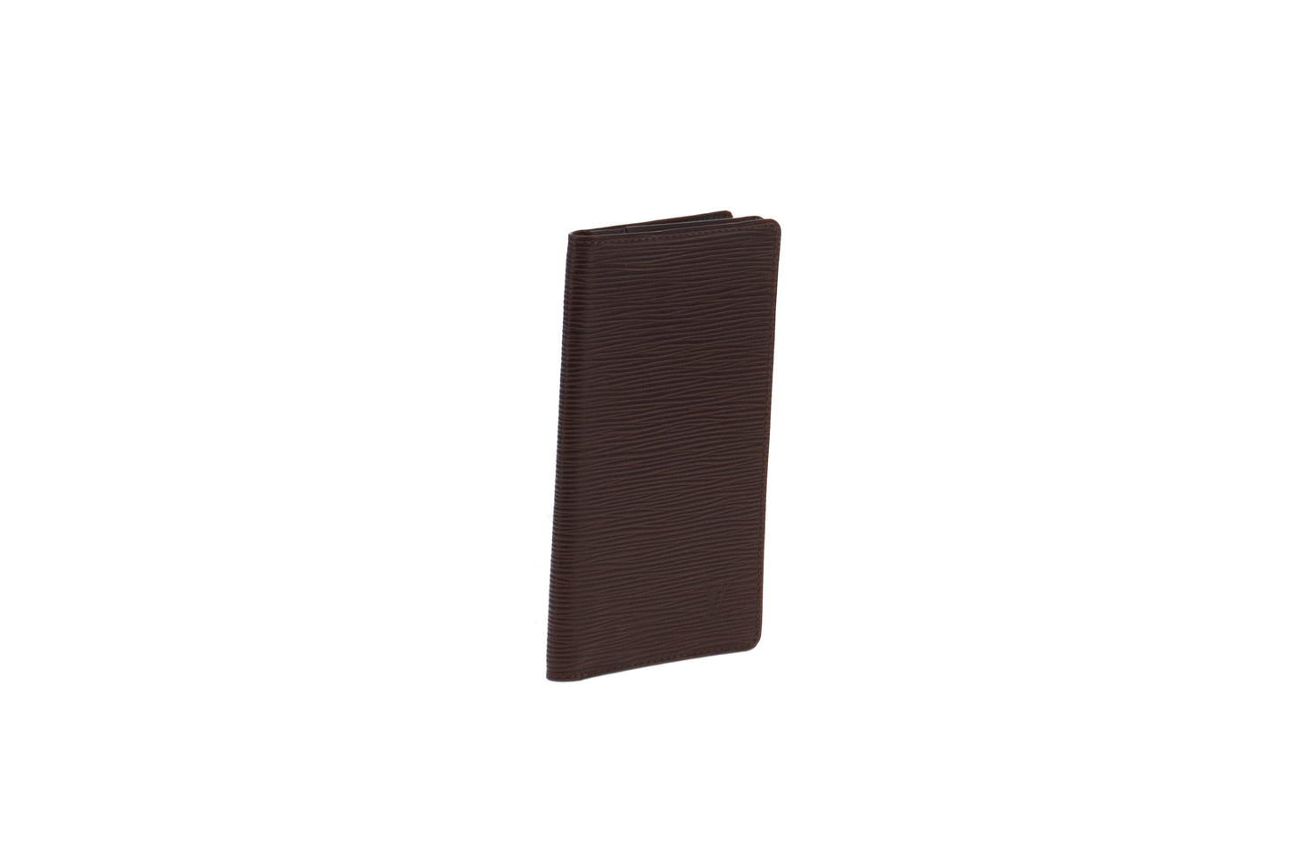 Louis Vuitton Vintage Vertical Epi Leather Mocha Brazza Wallet