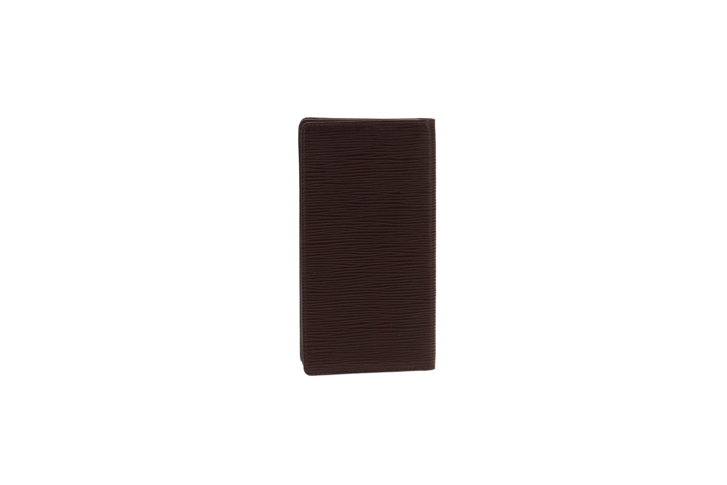 Louis Vuitton Vintage Vertical Epi Leather Mocha Brazza Wallet