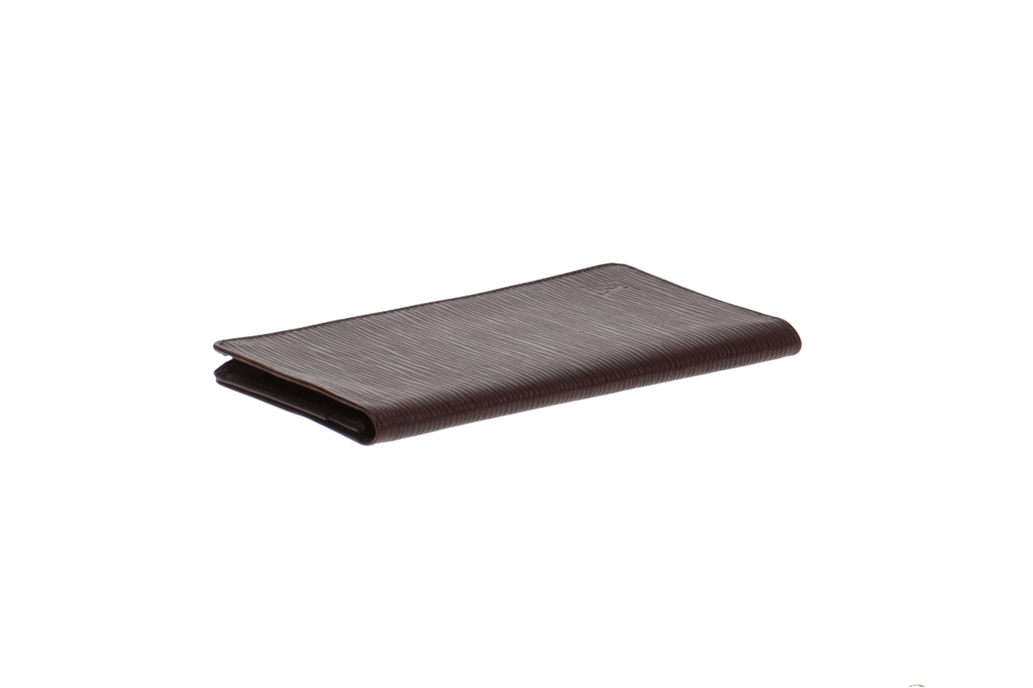 Louis Vuitton Vintage Vertical Epi Leather Mocha Brazza Wallet