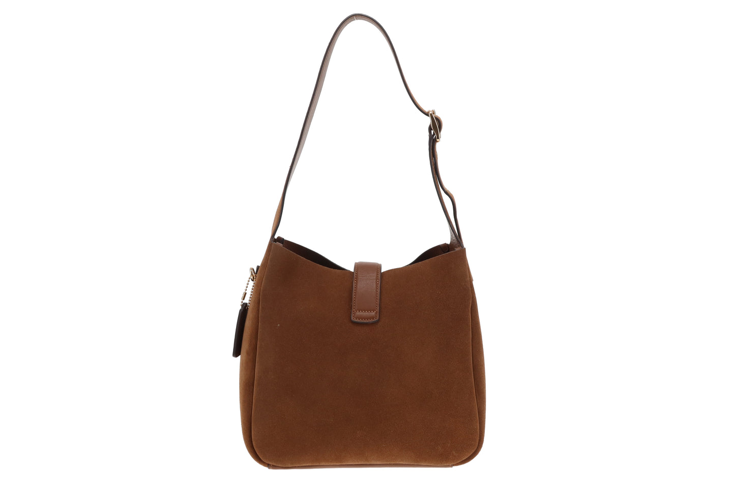 Coach Hadley Tan Suede and Leather