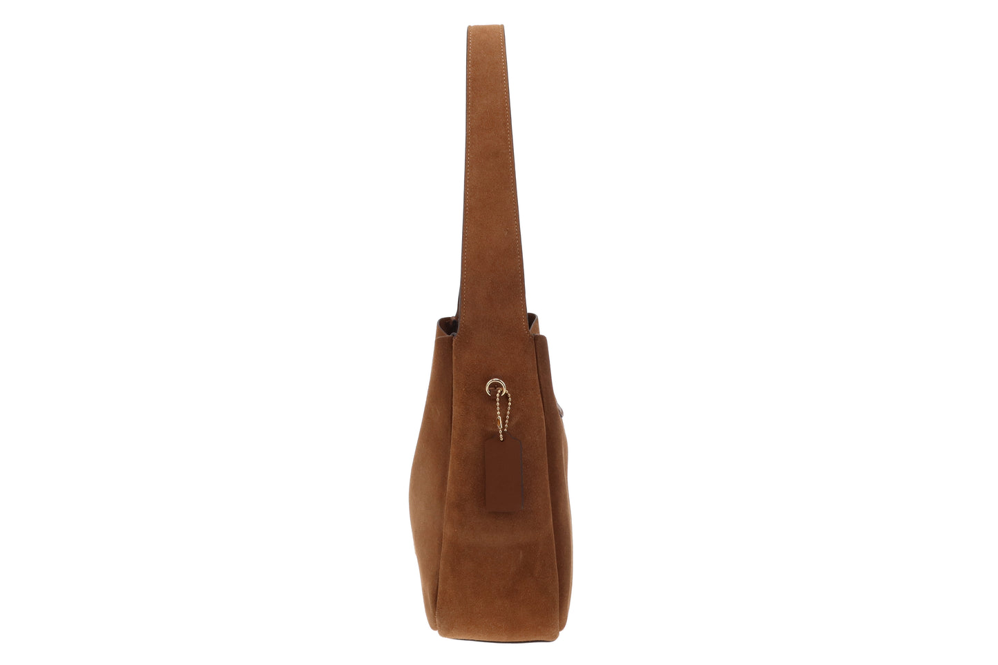 Coach Hadley Tan Suede and Leather