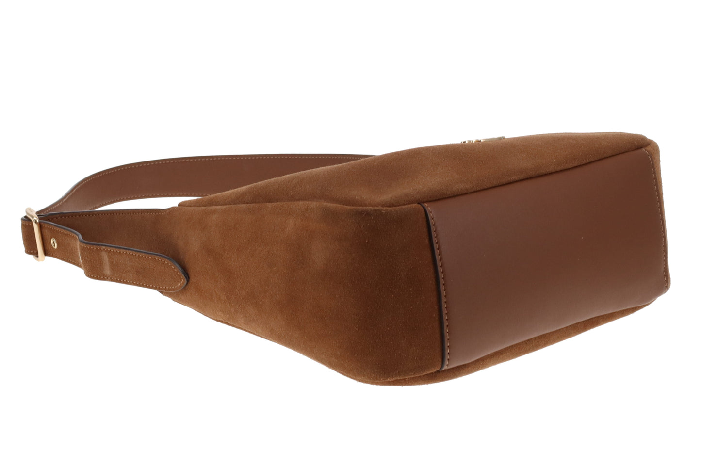 Coach Hadley Tan Suede and Leather