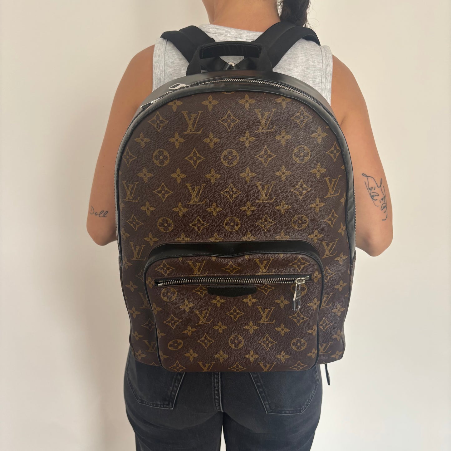 Louis Vuitton Josh Backpack Monogram and Macasar