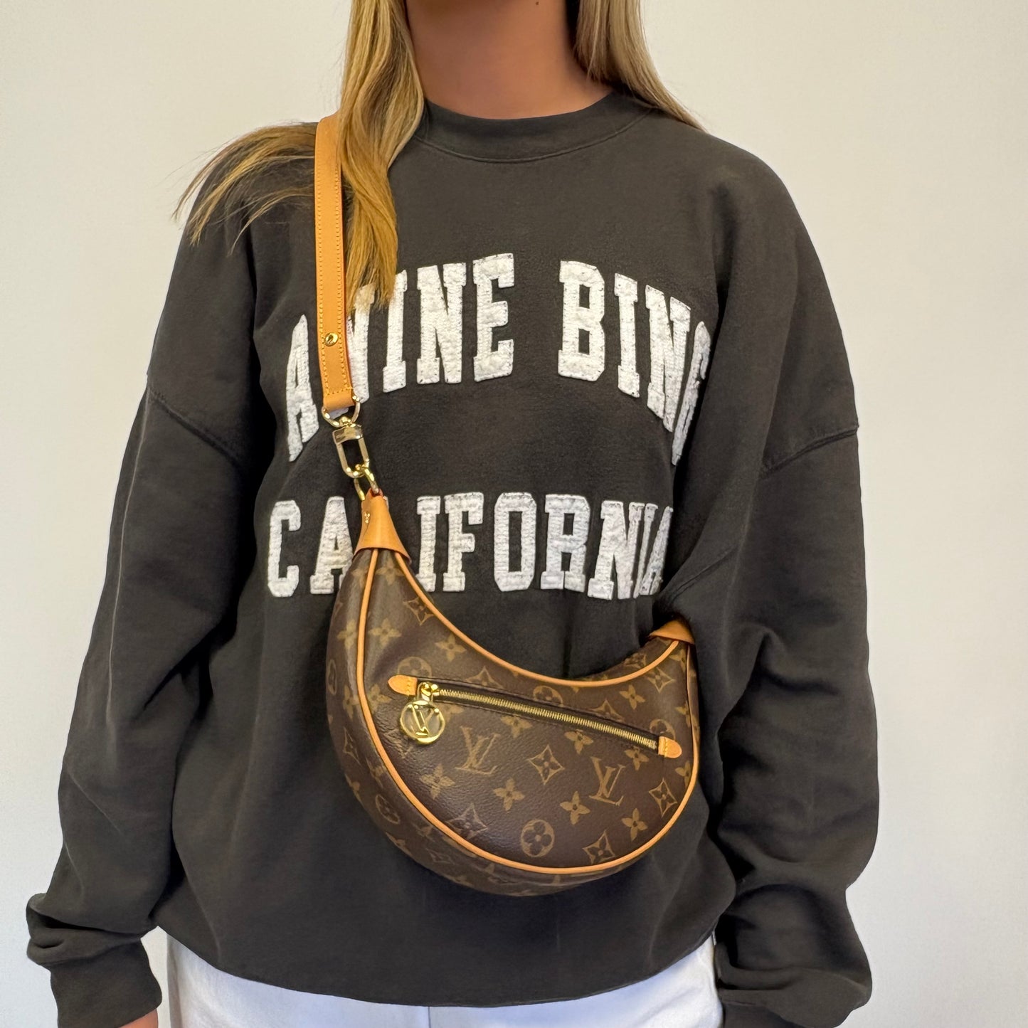 Louis Vuitton Loop Bag Classic Monogram (Missing Chain)
