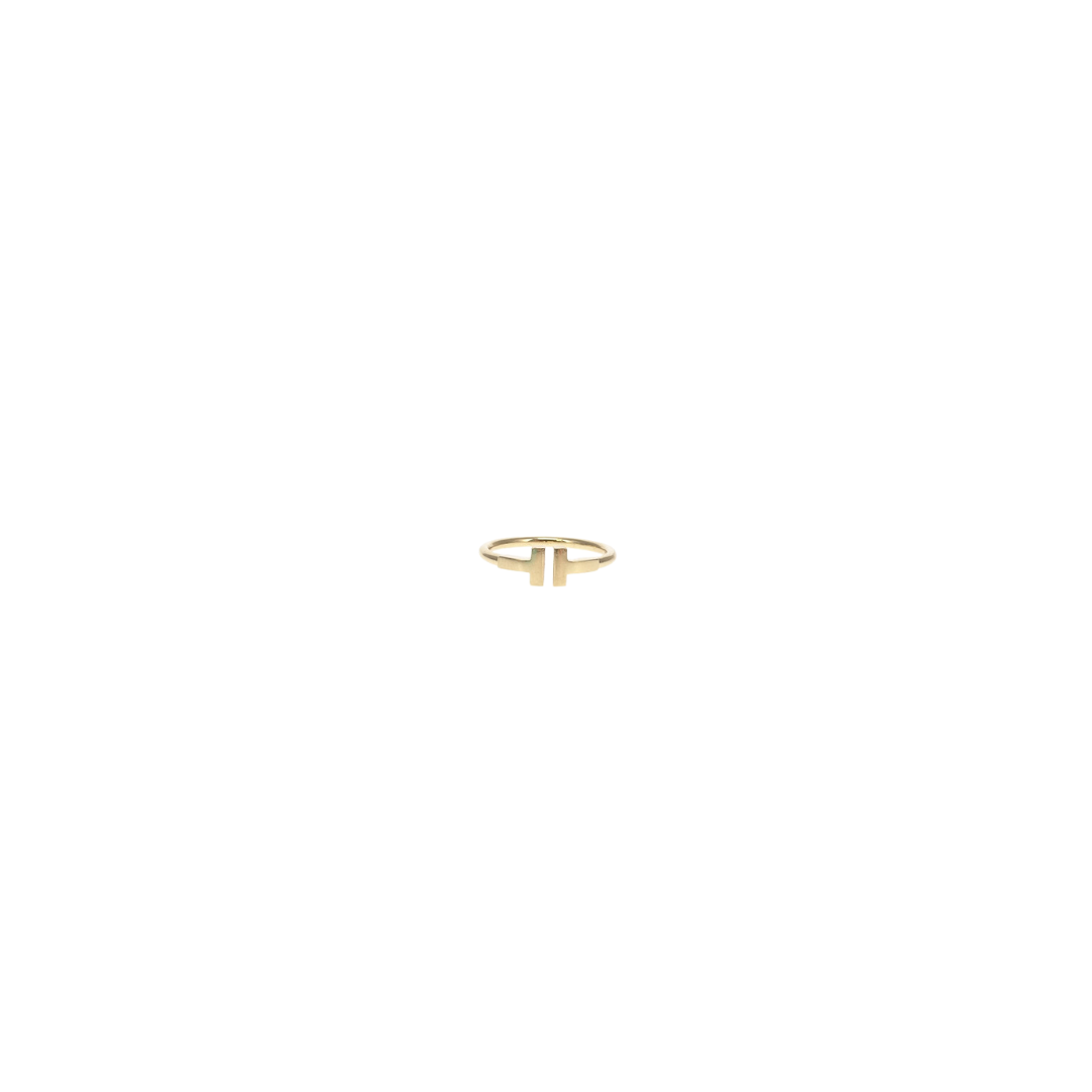 Tiffany 18 Carat Gold T Wire Ring