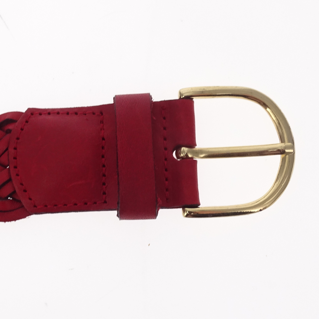 D Sport Large Woven Belt Red