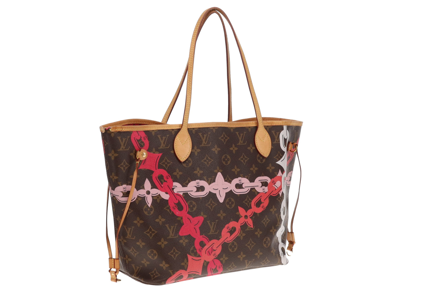 Louis Vuitton Monogram Chain Print Neverfull MM Ltd. Ed. CA1136 (2)