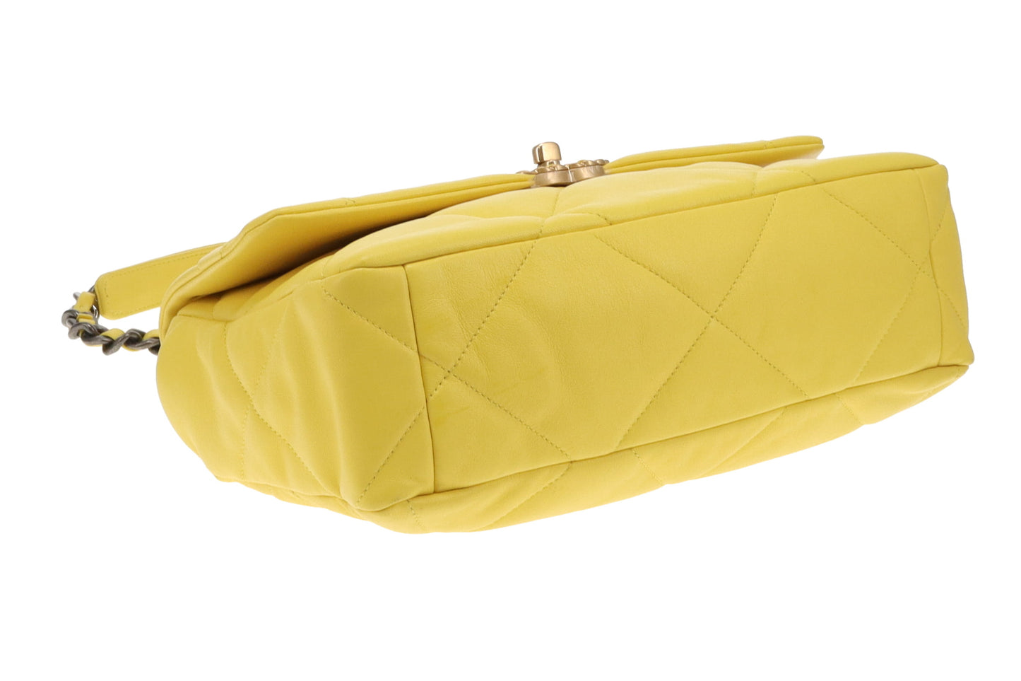 Chanel 19 Large Yellow Lambskin (NFID)