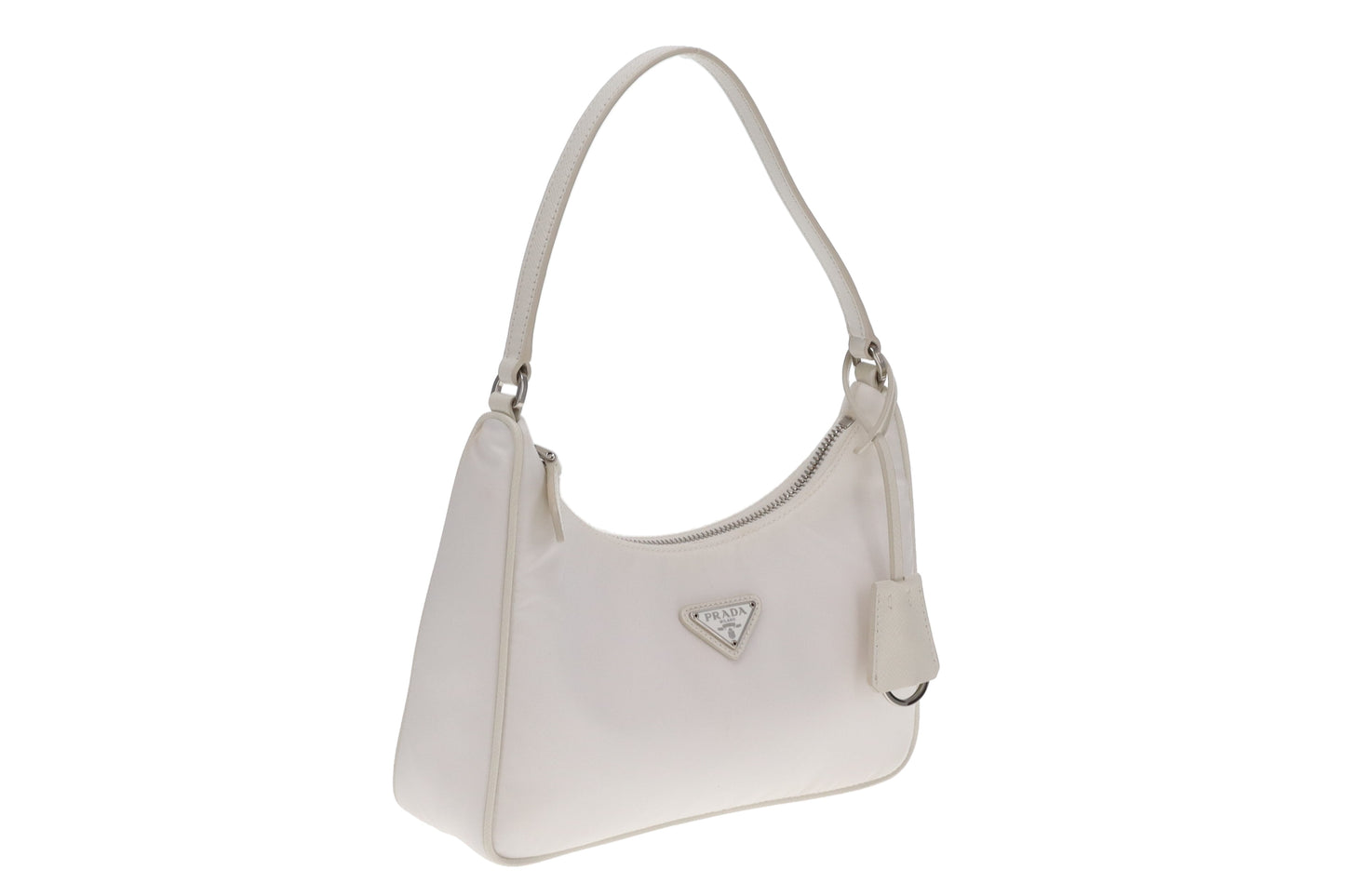 Prada Re-Edition 2005 White Nylon and Saffiano