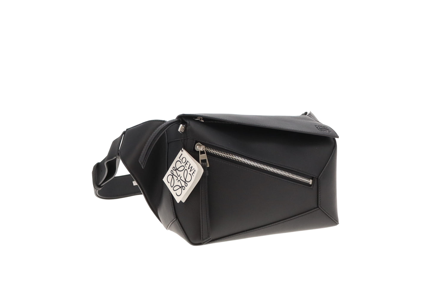 Loewe Small Puzzle Bumbag Black Classic Calfskin
