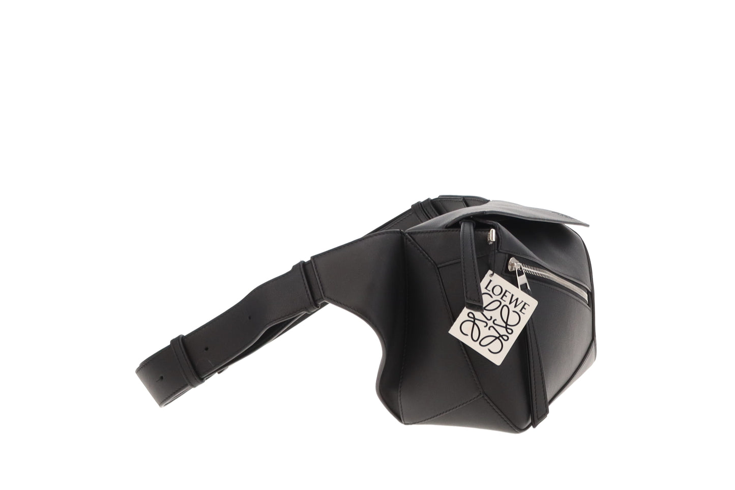 Loewe Small Puzzle Bumbag Black Classic Calfskin