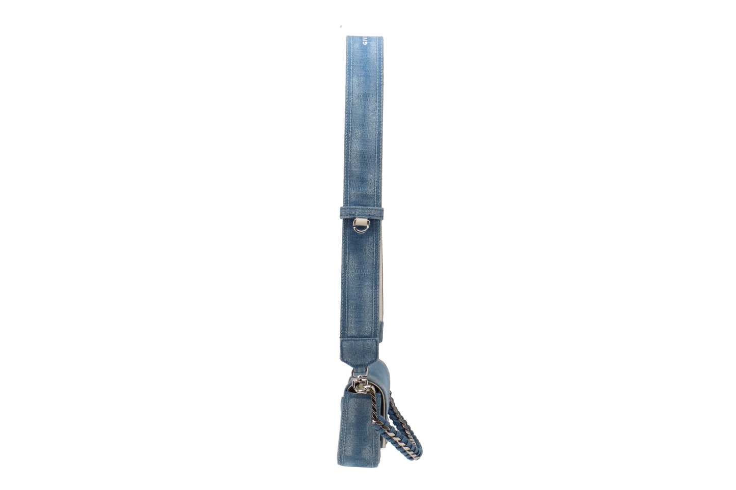Givenchy 4G Mini Denim Crossbody with Chain Strap