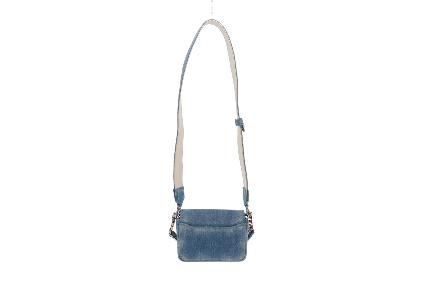 Givenchy 4G Mini Denim Crossbody with Chain Strap