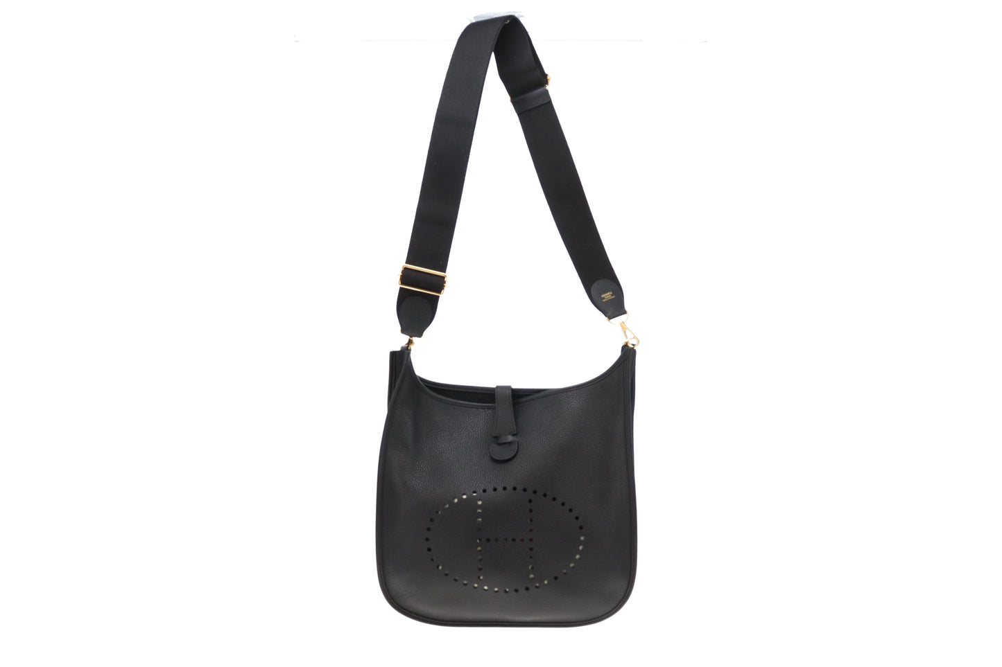 Hermes Evelyne III PM Black Clemence Leather 2022
