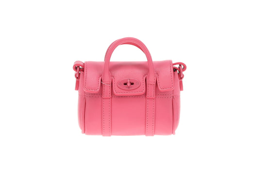 Mulberry Micro Bayswater Geranium Pink Micro Classic Grain