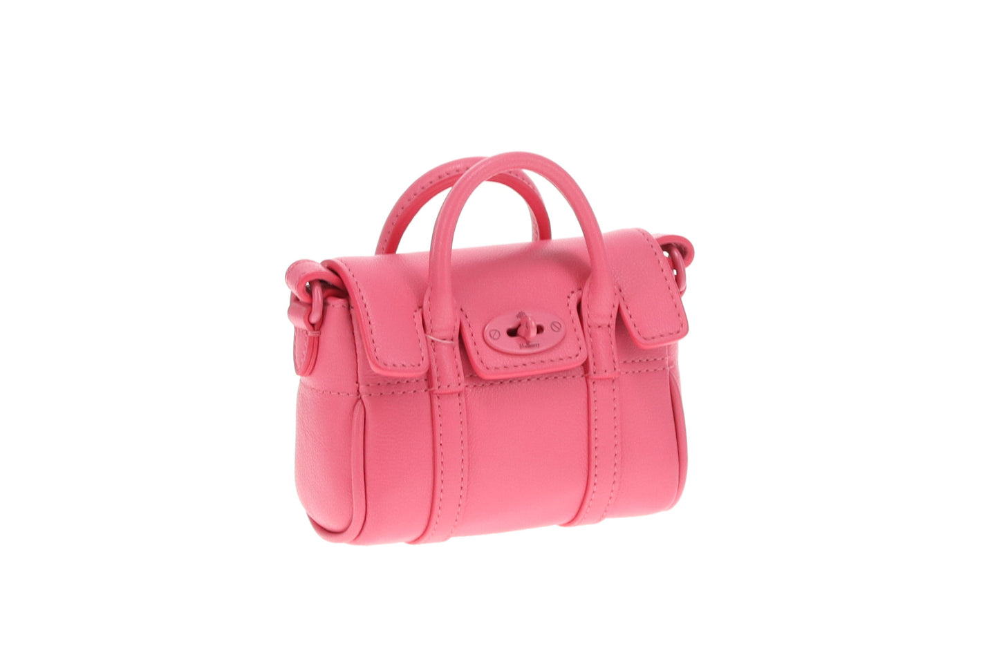 Mulberry Micro Bayswater Geranium Pink Micro Classic Grain