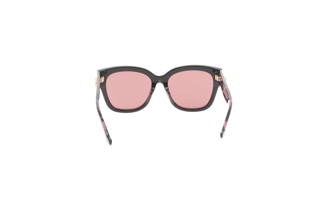 Gucci GG1550SK Sunglasses Black with Pink Glitter Arm